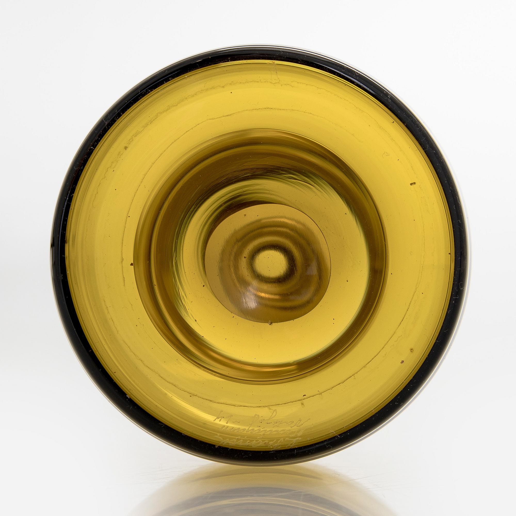 Kaj Franck, karaff KF 503, signerad, K. Franck, Nuutajärvi Notsjö -64.