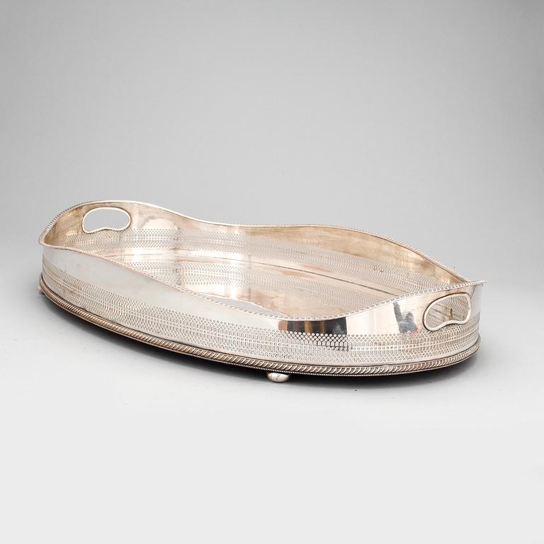 BRICKA, nysilver, 1900-talets första hälft.