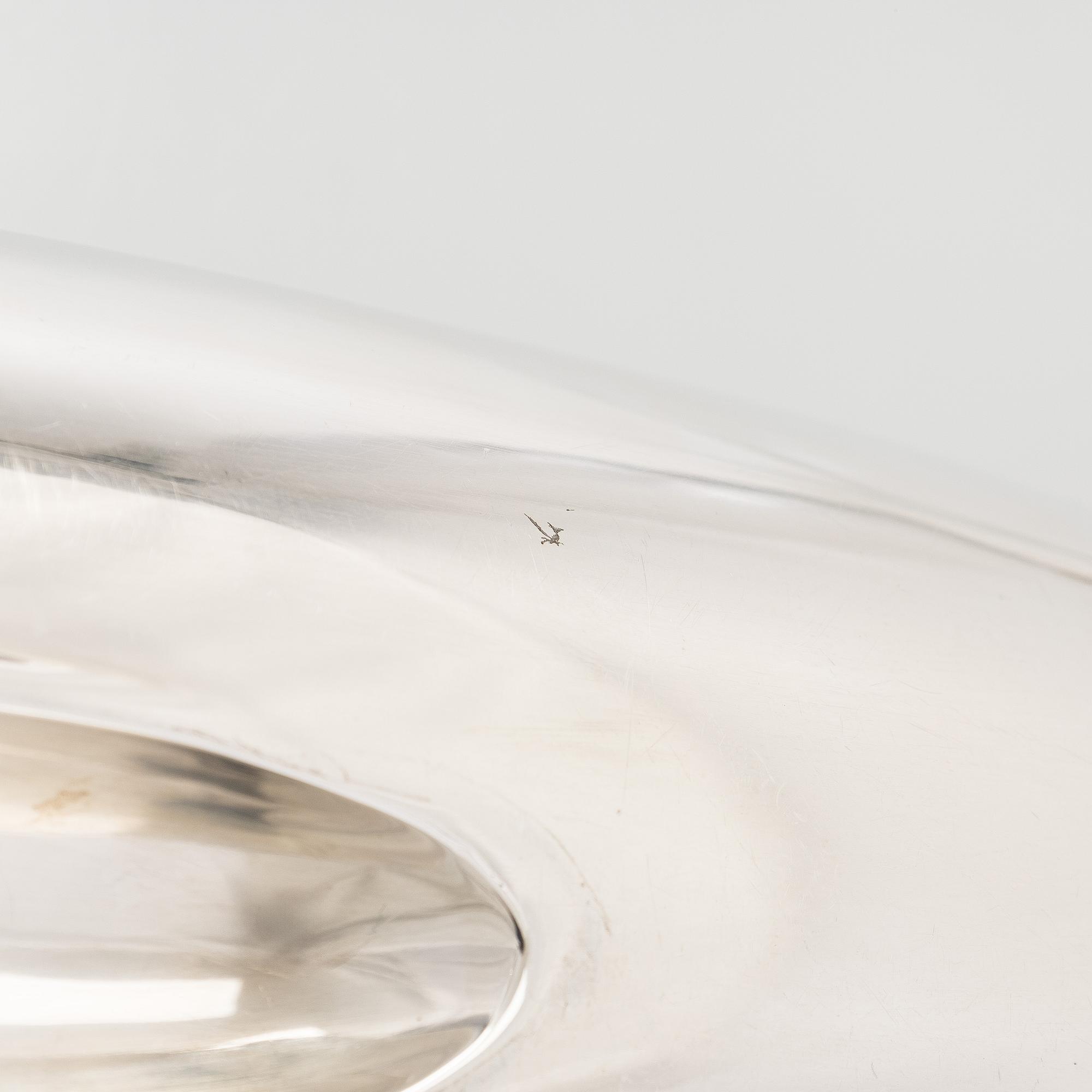 Tapio Wirkkala, a silver bowl TW 9, Kultakeskus, Hämeenlinna, Finland 1956.