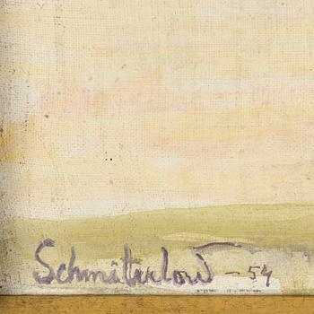 BERTRAM SCHMITERLÖW, olja på duk, signerad och daterad -54.