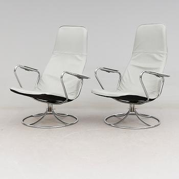 FÅTÖLJER, 1 par, 1900-talets andra hälft.