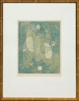 MAX ERNST, etching, signed.