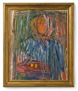 691. Carl Kylberg, Self-portrait with palette.