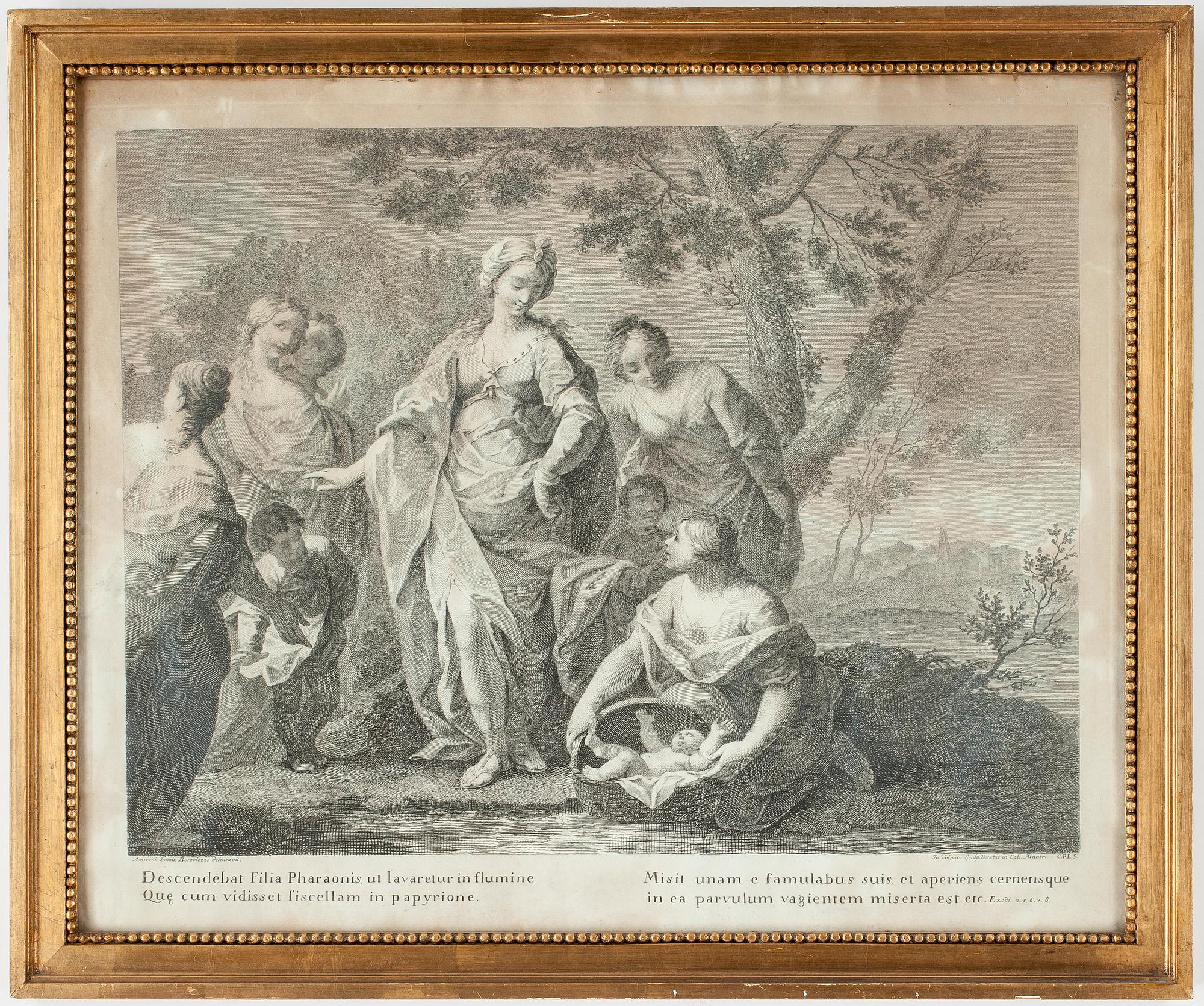 GRAVYRER, 4 st, bland annat efter bland annat Francesco Bortolozzi och Nicolas Poussin, 17/1800-tal.