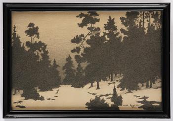 Oskar Bergman, Winter in the archipelago.