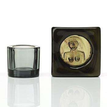 Gunnar Cyrén, Gerda Strömberg, Firma Svenskt Tenn and others, a group of decorative vases, ashtrays etc, 20th c.