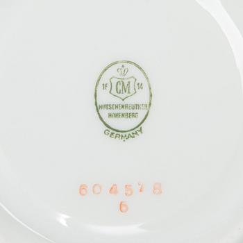 Ruoka-astiasto, 127 osaa, posliinia, "Botticelli" Rosenthal Selb Bavaria, ja Hutschenreuther, Saksa 1900-luvun puoliväli.