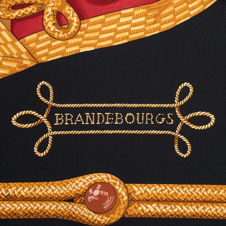 HERMÈS, scarf, 'Brandebourgs'.