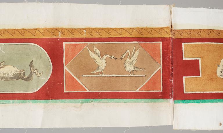 BEMÅLAD VÅD, empire, 1800-talets första hälft.