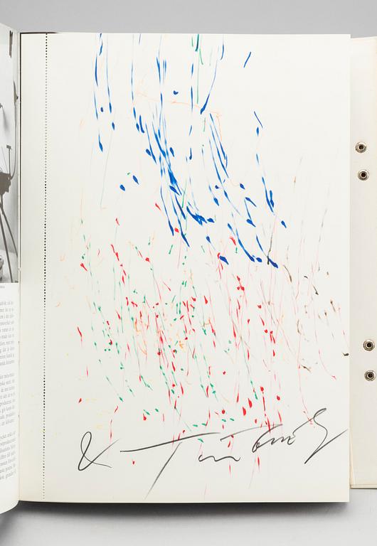 JEAN TINGUELY, efter, "Méta" bok, av K.G. Pontus Hultén. Moderna Museet 1972.