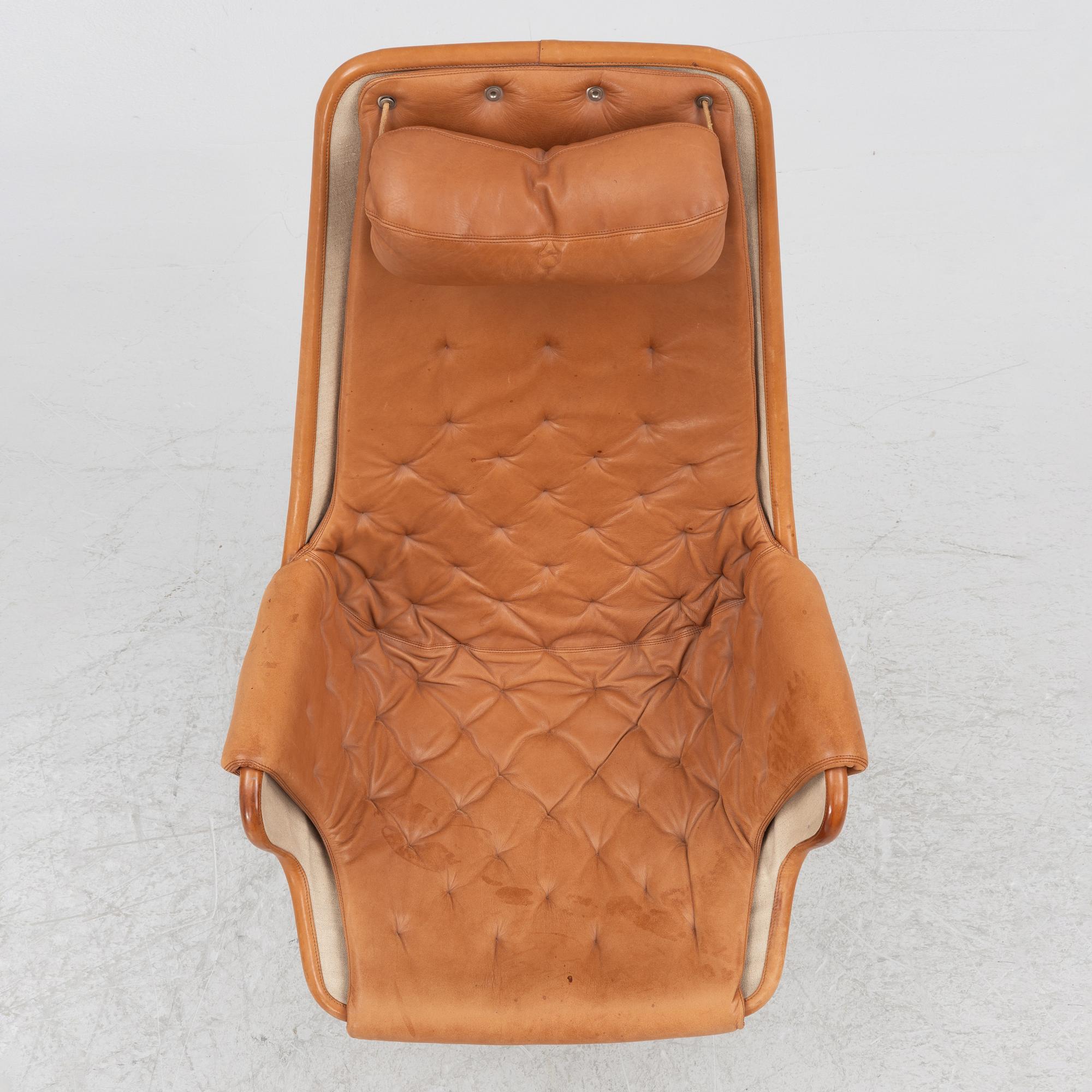 Bruno Mathsson, swivel chair 'Jetson', Dux, late 20th century.