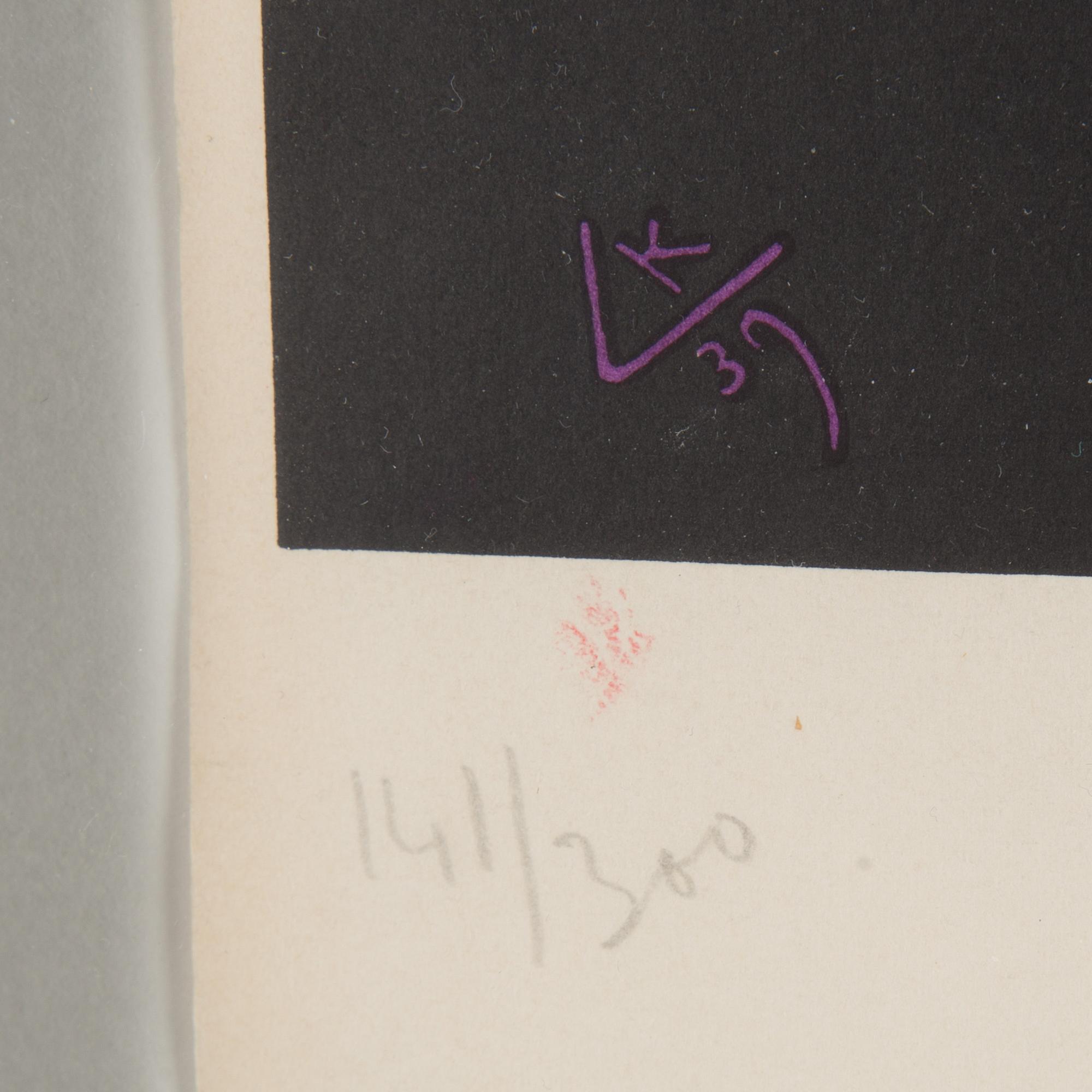 WASSILY KANDINSKY, litograph in colours, sign and dated in the print -39, numbered 141/300.