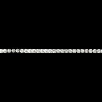 971. A brilliant cut diamond bracelet, tot. 9.46 ct.