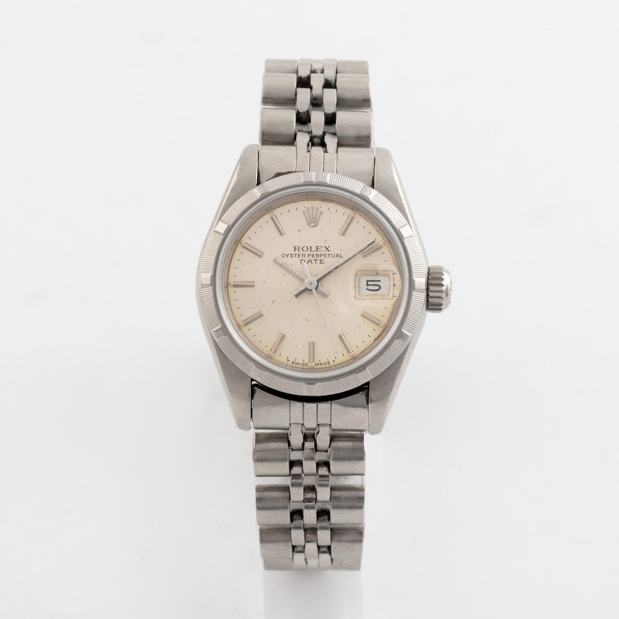 Rolex, Oyster Perpetual, Date, armbandsur, 26 mm.