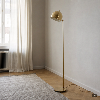 Eje Ahlgren, golvlampa, modell G-075, Bergboms, 1960-70-tal.