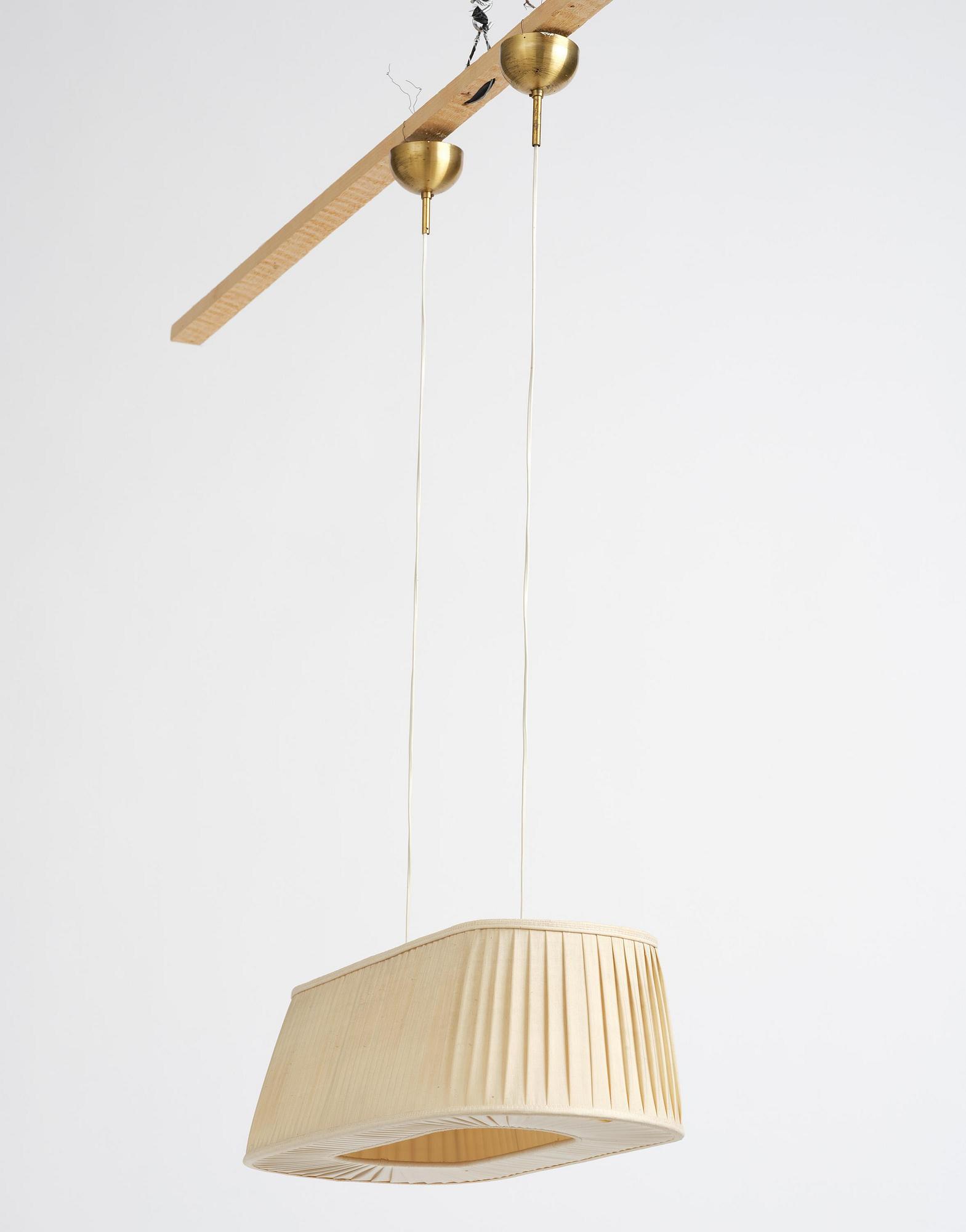 Josef Frank, a rare ceiling lamp model "G 2145", Firma Svenskt Tenn, 1950s.