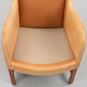 Kaare klint & Edvard Kindt-Larsen, a pair of "Mix 4396" armchairs, Rud Rasmussenm Denmark.