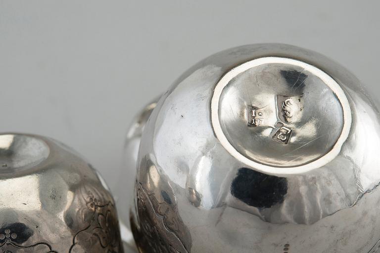 CHARKA, 3 st. silver. Moskva, Ryssland 1700 t. Vikt 80 g.