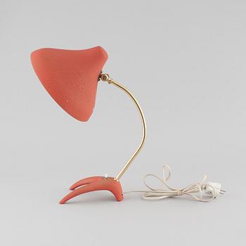 A mid 20th century table lamp by EWÅ, Värnamo, Sweden.