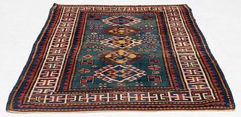 An antique Kazak rug, southern Caucasus, c 146 x 100 cm.