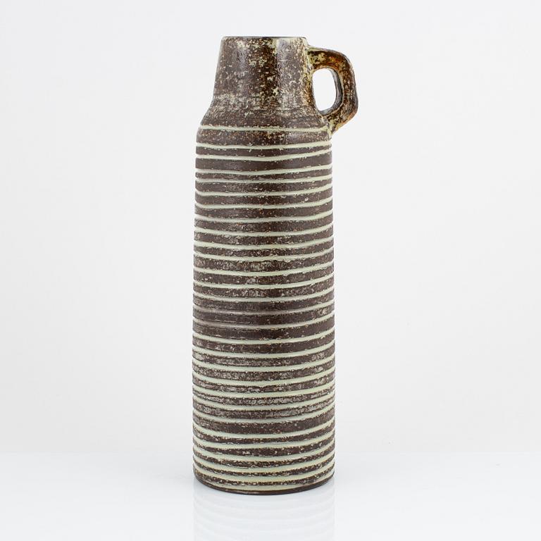 Ingrid Atterberg, golvvas, lergods, "Sparta", modell 2422, Upsala-Ekeby.