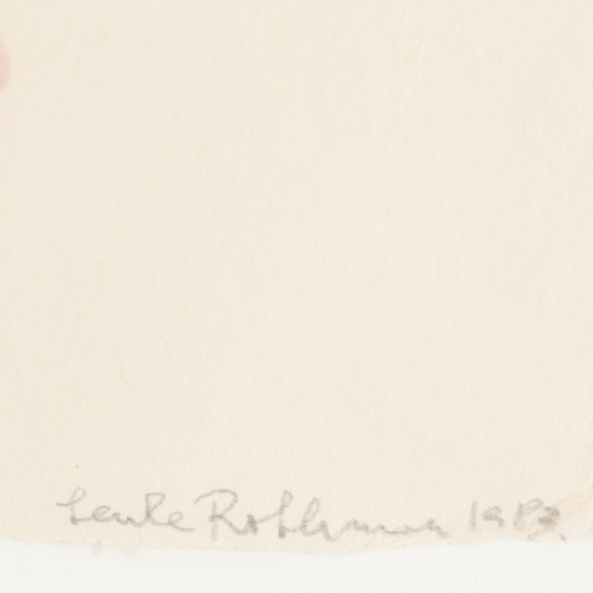 LENKE ROTHMAN,  assemblage, signerad och daterad 1983.