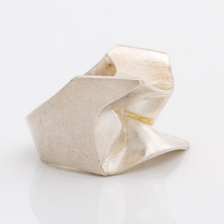LAPPONIA ring silver, Finland 1980, size 53.
