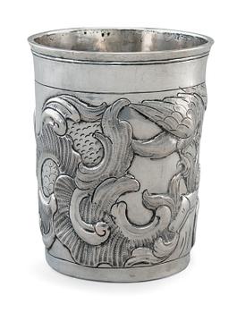 A BEAKER, silver. Andrei Dementiev Moscow 1774. Height 7,5 cm, weight 72 g.