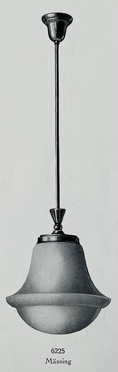 Harald Notini, a ceiling lamp, Arvid Böhlmarks Lampfabrik, Sweden, 1920s/30s.