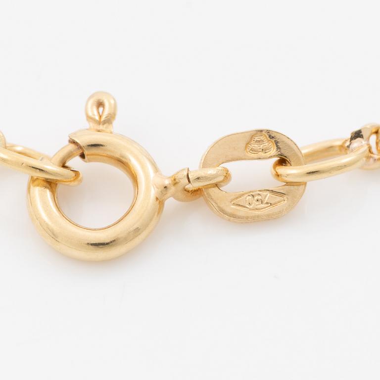 18K gold chain, Balestra.