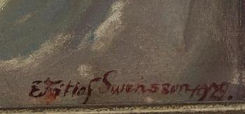 FRITIOF SWENSSON, olja på duk, signerad.