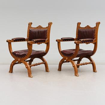 KARMSTOLAR, 1 par, 1900-talets första hälft.