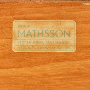 Bruno Mathsson, an ash and beech book stand, Firma Karl Mathsson, Värnamo, 1950s.