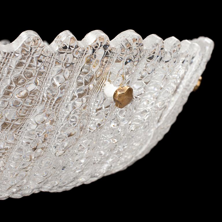 CARL FAGERLUND, taklampa, Orrefors.