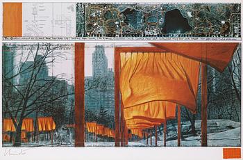 214. Christo & Jeanne-Claude, "The Gates, Central Park, New York".