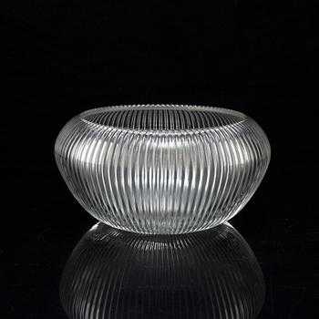 ARTHUR PERCY, skål, glas, "Reffla", Gullaskruf, 1950-tal.
