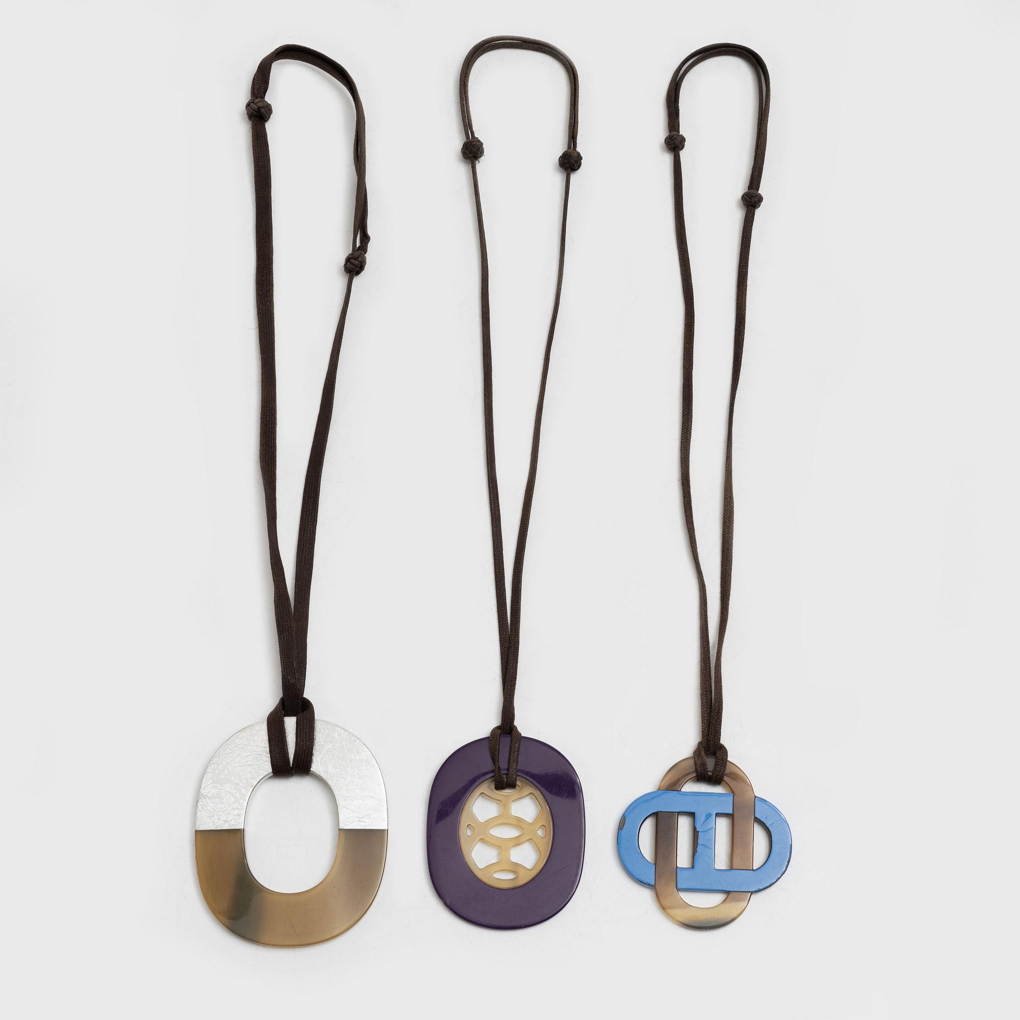 Hermès, Necklace, 3 pcs "Isthme necklace".