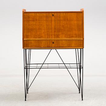 A Swedish 20th century secretaire  "Bang" veneered with teak designed for IKEA.
