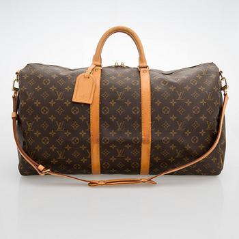 Louis Vuitton, "Keepall 55 Bandoulière", laukku.