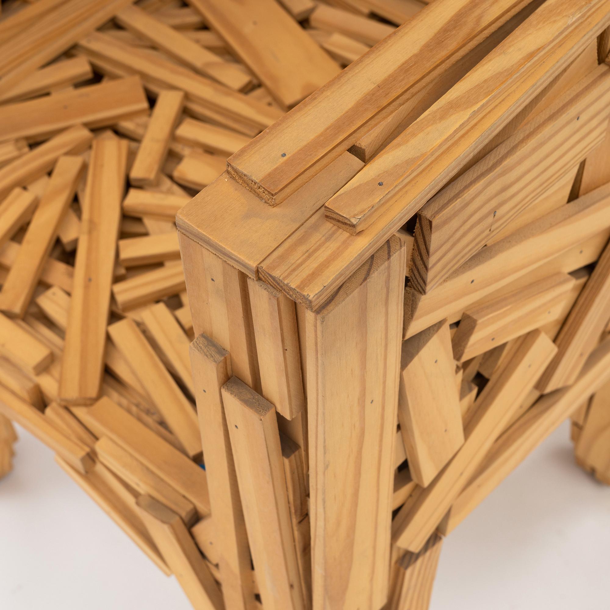 Fernando & Humberto Campana, a signed and dated 'Favela chair', Edra, Italy, 2003.