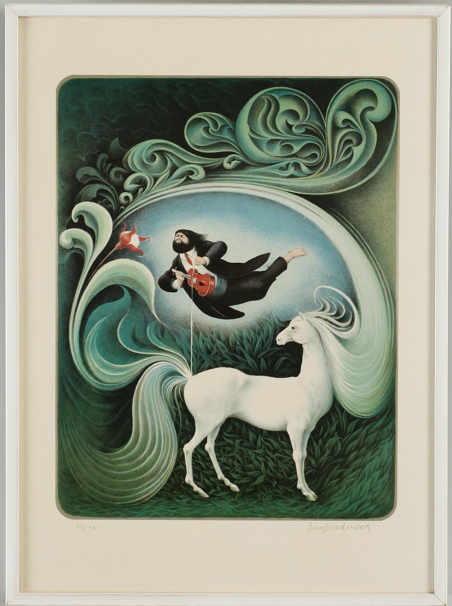 BENGT NORDENBORG, färglitografi, sign och numr 131/340.