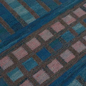 CARPET. "Arild". Flat weave. 248 x 169,5 cm. Signed JJ.