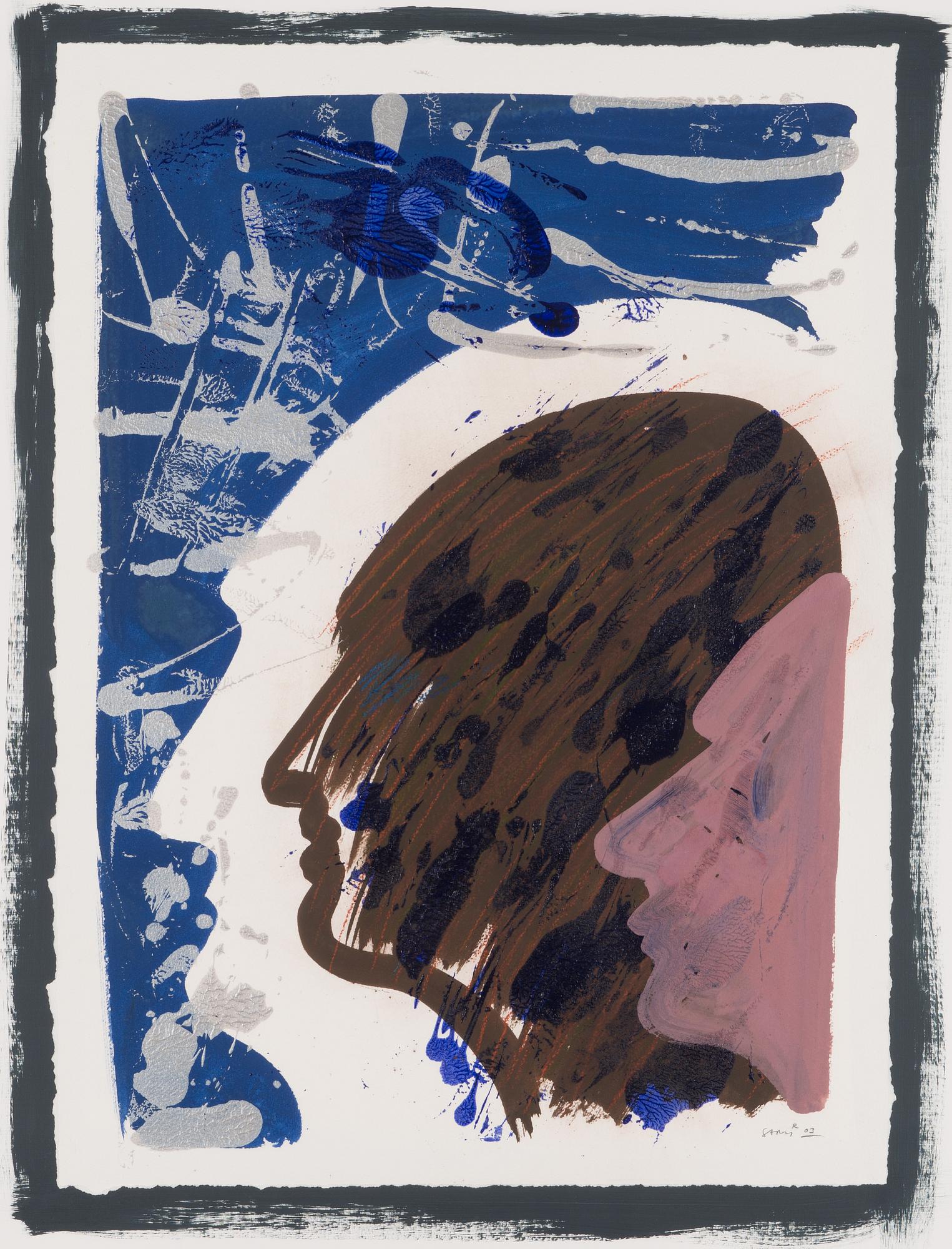 Sami Rinne, mixed media, signed and dated -03.