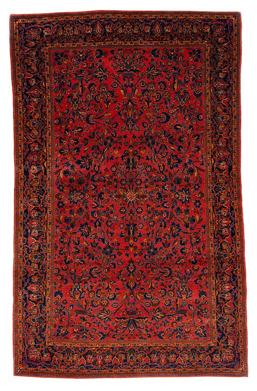 Matto, a semi-antique Kashan, ca 210 x 130,5-134 cm.