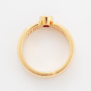 Ruby and diamond ring, Hans Rosin.