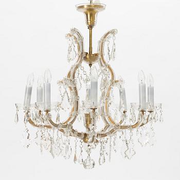A Maria Theresia style chandelier, second half of the 20th Century.