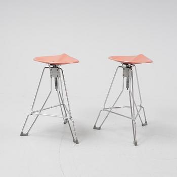 Yasu Sasamoto, a pair of stools "Dulton stool", Dulton Co, second half of the 20th Century.