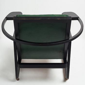 Carl Bergsten, an armchair, by Gemla Leksaksfabrik Diö, for the exhibition in Norrköping Sweden 1906.