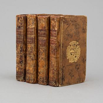 BÖCKER, 4 volymer. Orlando furioso, 1746.