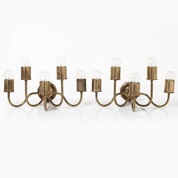 Josef Frank, Vägglampor, ett par, modell B2572 för Firma Svenskt Tenn.